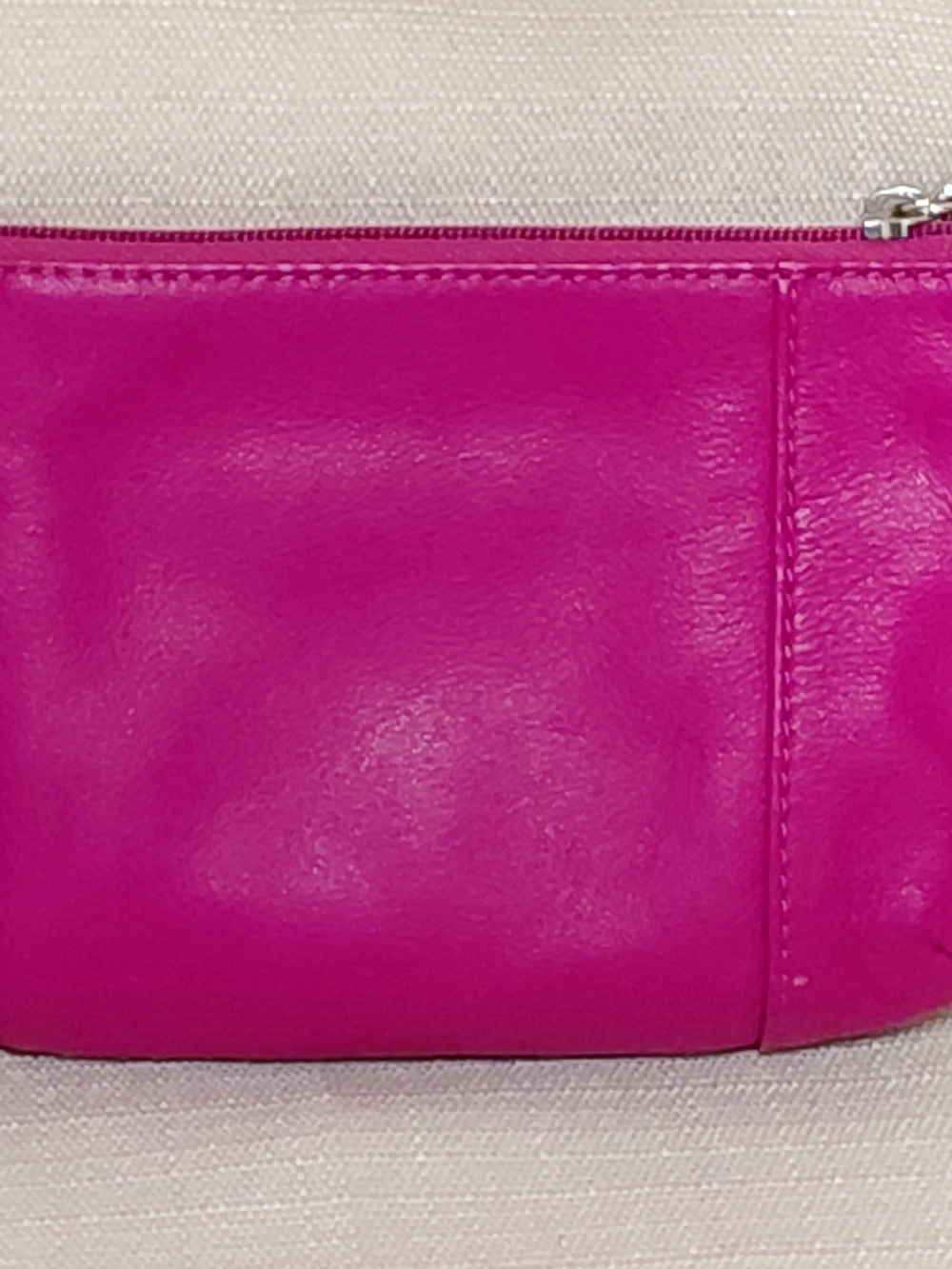 COACH Plum Pink Wristlet Clutch - Picture 4 of 8